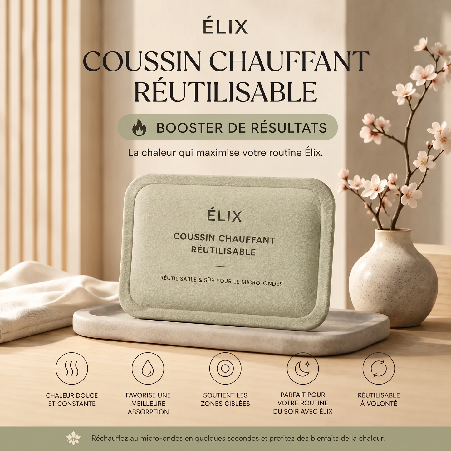 Patch chauffant réutilisable – Action profonde