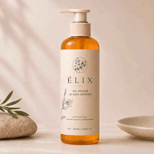 Gel douche au kaki